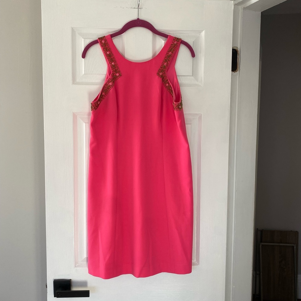 Lilly Pulitzer Largo tropical pink shift dress sz6
